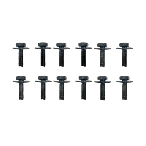 Image of 12PCS Skid Plate Splash Shield Cover Bolts Gasket Compatible with Toyota 4Runner Tacoma Tundra Sequoia FJ Cruiser 2013-2020 Replace 90080-11373