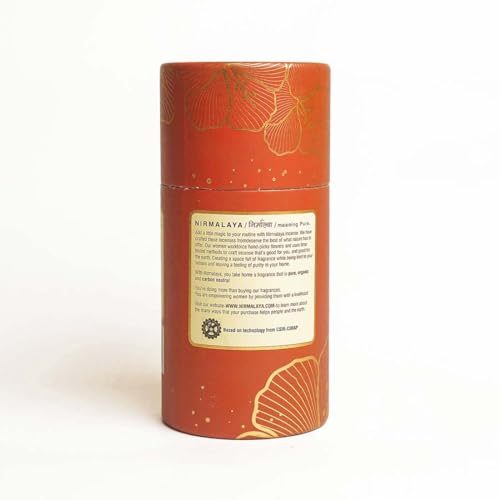 Nirmalaya Natural Dhoop Sticks for Pooja | Bamboo Less Dhoop Sticks for Home/Office | Best for Long Lasting Fragrances | 40 Sticks (Bakhoor)