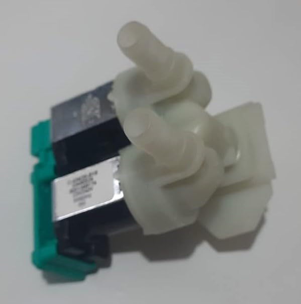 Image of PARDZWORLD 2 Way Water Inlet Feed Valve Suitable for Siemens /Bosch Washing Machines, Replacement Code: 80010-68174, Multicolor