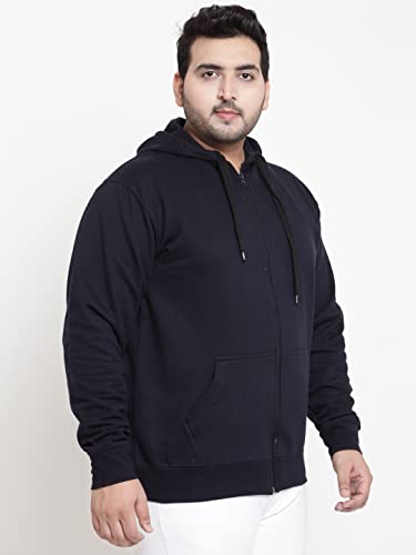 Image of Scott International Men's Solid Cotton Hoodies for Men, Trendy and Comfortable Sweatshirts for Men, Stylish Winter Wear with Hood and Pockets, Fashionable Hooded Sweatshirts