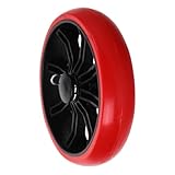 Gatuida Ersatz räder für Einkaufstrolley aus Edelstahl Leise Pu räder mit Achse Langlebig und Installieren Kompatibel mit Rollstuhl und Rollator Stabile und Geräuscharme Vorderräder für