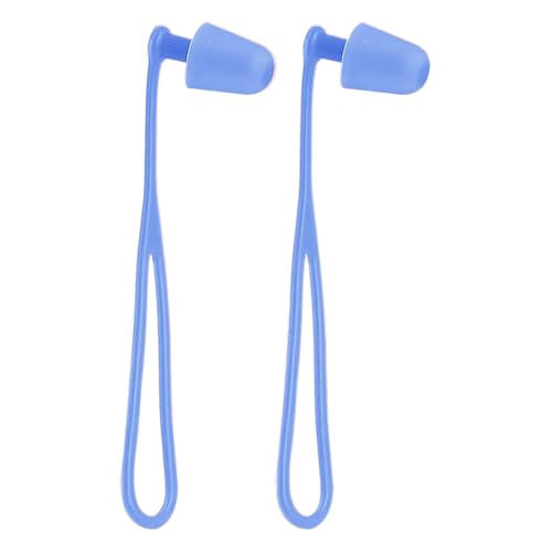Tapones para los oídos para nadar, tapones para los oídos de silicona, accesorios de natación, reutilizables, con cordón, accesorios deportivos para adultos y niños, surf, buceo, kayak y piscina