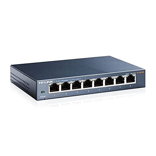 Price comparison product image TP-Link TL-SG108 Gigabit-Switch,  8-Port