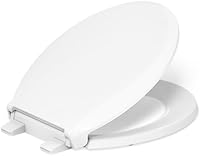 Kohler Cachet ReadyLatch Round Toilet Seat with Quiet-Close & Grip-Tight, Easy Clean White