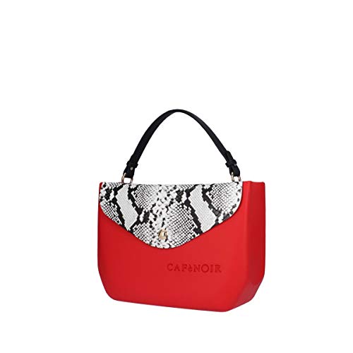 CAFèNOIR BJ0001 Borsa a mano Rosso/bianco TU