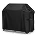 GARPROVM Funda para Barbacoa Impermeable, Cubierta para Barbacoa 420D Oxford, Protector para Barbacoa Anti Viento/UV/Impermeabilidad para Weber, Brinkmann,Outback,Char Broil etc (147X61X122cm, Negro)