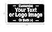 Carpe Diem Designs Custom License Plate - 6X12 Full Size Personalized License Plates for Front of Car, Wheelchair, Signage, Mailbox - Rust-Free, Thick Aluminum Front License Plate, Made in The USA