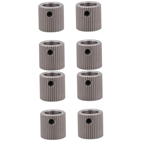 BUGUUYO 8pcs Reducer Extruder Feeding Gear Wheel Inner Hole for Printer Teeth Drive Gear Compatible Extruder for Printin