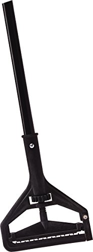 Image of CFS 3696800 Flo-Pac Quick Change Vinyl Coated Metal Handle with Plastic Head, 1 inch Diameter x 60 inch Length