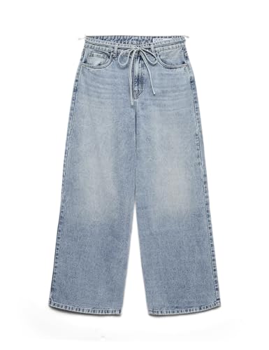 Jeans Vmwien Mr Rel Wide Belt VERO MODA femme smart casual taille haute chic