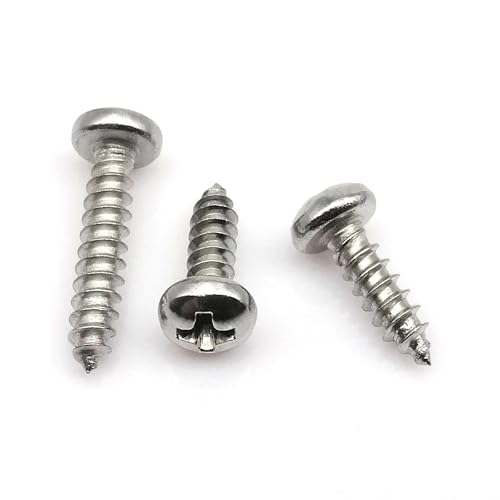Vis M3 cruciforme en acier inoxydable noir 304 ronde pour vos fixations de précision