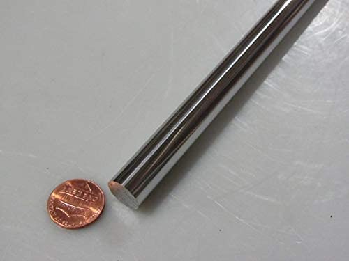 Chrome Plated 1045 Carbon Steel Shaft .500" (1/2") Diameter x 18" Long 1 pc