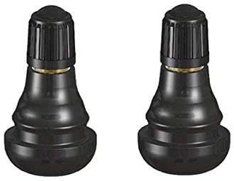 SEAHORSE POLYMERS Rubber Schrader Bike Tire Valve 100 Pieces Tubeless Tire Valves Stem TR 412 for Road, Mountain, Hybrid Bikes