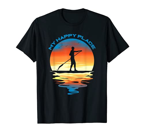 Tabla de Paddle Stand Up Paddling Sunset SUP Paddleboard Camiseta