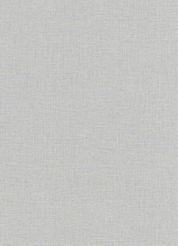 Erismann Tapete | Kollektion Hacienda | 5414-31 | Vliestapete | Uni/Einfarbig | 0.53 x 10.05 m | Grau | Wohnzimmer | Flur | Büro | Küche | Wohnräume