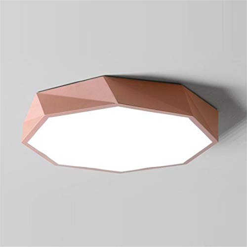 Plafonnier LED rose créatif pour illuminer le salon et la chambre des enfants