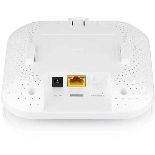 Zyxel Wifi 6 Ax1800 Wireless Gigabit Access Point | Mesh, Seamless Roaming, Captive Portal & Mu-Mimo | Wpa3 Security | Cloud, App Or Direct Management | Poe+ | Ac Adapter Included |Nwa90Ax #TOP3