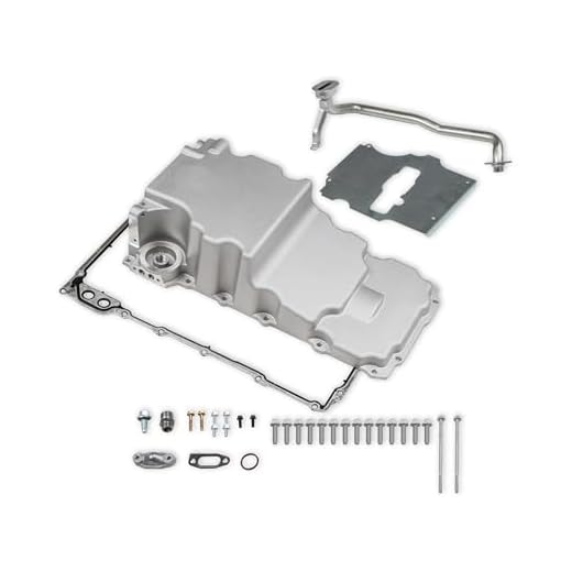 Super Shops SS11004 GM LS Retro Fit Oil Pan 1955-92 GM/Muscle Car/Classic Car/Trucks High Tuck Natural Cast Finish