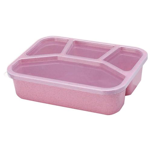 弁当箱、3/4コンパートメント麦わら食事準備食品貯蔵容器、学校仕事旅行のための電子レンジそしてディッシュウォッシャーの金庫