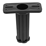 Sewroro Verstellbare Möbelbeine aus Robustem Kunststoff Höhenverstellbare Tisch und Stuhlbeine Belastbare Möbelfüße für Kommoden Sofas Schränke Vielseitig Einsetzbar Höhe Schwarz