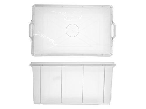 Giganplast 6442u00a0Caja Box con Tapa, Polipropileno, 67u00a0x 40u00a0x 31u00a0cm