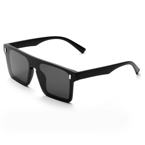 Sunglasses for Men Women Rimless Oversized Sun Glasses for Outdoors
