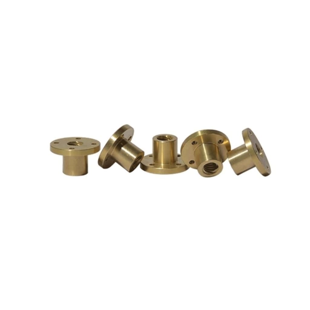 T10-Schraube, 304 SUS, Steigung 2, 20 mm, trapezförmige Spindelmutter for Drucker(400mm with Nut)