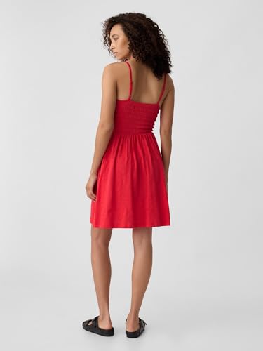 Image of Gap Women's V-Smocked Mini Dress