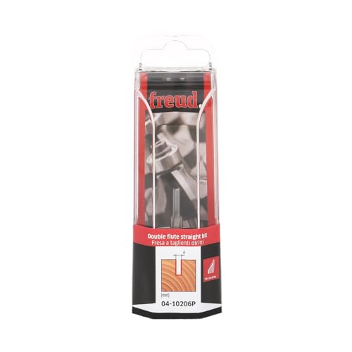 Freud Fräser mit 2 geraden Vollschneiden in HW mit 6-mm-Schaft 4 x 12 (Schneiddurchmesser x Schnitthöhe) - 04-10206P - F03FR01423