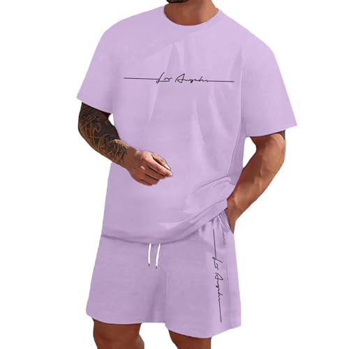Survêtement homme short t-shirt : ensemble de sport et tenue d'été décontractée