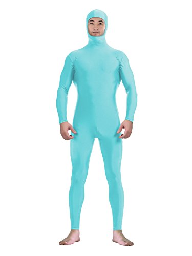 Sheface Adulto Spandex Viso Aperto Zentai Body