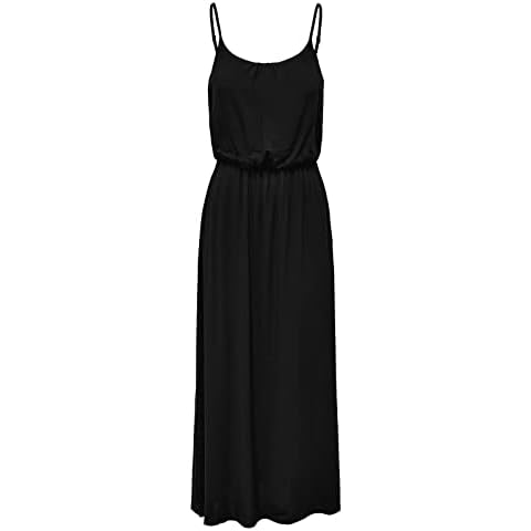 Only Onlnova Life Strap Maxi Dress Solid Ptm Vestido Largo, Negro, 42 para Mujer Cover