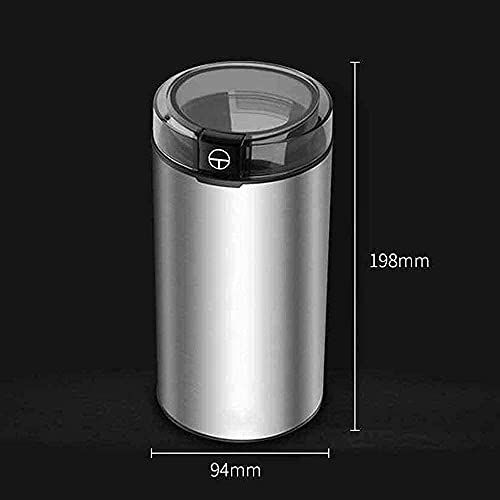 SXLCKJ Getreidebrecher Kommerzielle elektrische Kaffeemühle Edelstahl Kaffeebohnenmühle für Gewürze Nuss (Crusher) – Bild 8