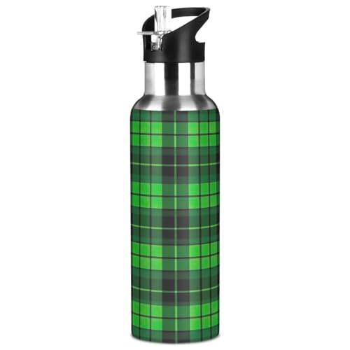 Yettasbin G373304908P490C525S1649 Buffalo Plaid Water Bottle cover