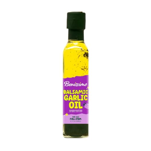 Benissimo Balsamic Garlic Herb Oil &amp; Vinegar Blend, 8.1 oz