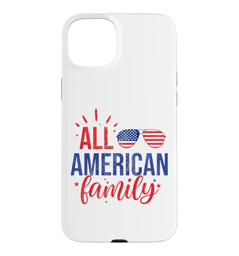 All American Family 4th of July Sunglasses Family �X�}�z�P�[�X iPhone 15 Plus �p