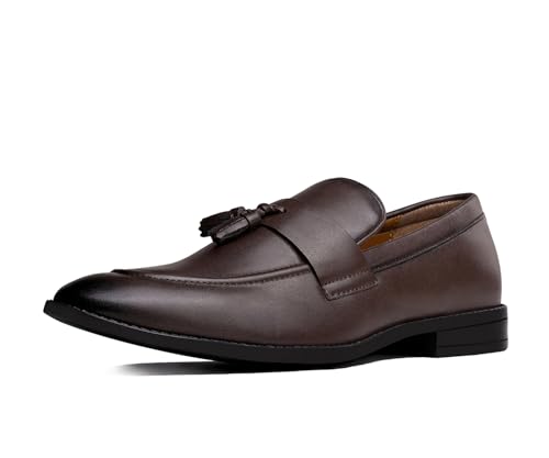 Image of LOUIS STITCH Men's Shoes Tassel Style Comfortable Moccasins for Men (RGMCPLTA)