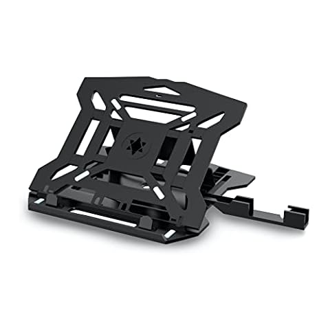 ZEPTRON Cooling Bracket for Laptop / Notebook / Desk Stand with Height Angle Adjustment with Mobile Holder Stand | Compatible for MacBook, Acer, HP, Lenovo, Dell All Laptop & Notebook Upto 15.6 Inch Cover