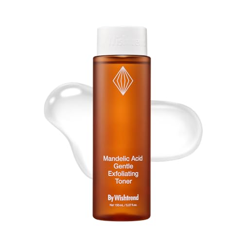 By Wishtrend Ácido mandelico 5% agua de preparación de la piel, exfoliante facial, tóner aha 120ml