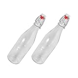 PRETYZOOM 2 Piezas botella sellada biberones biberón Botella portátil garrafas...