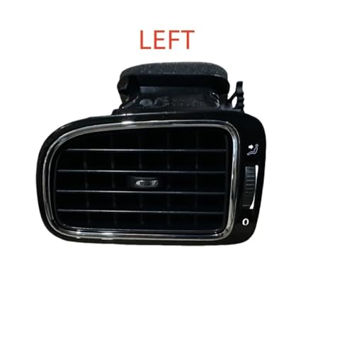Rejillas de aire acondicionado para VW Polo 6R de copiloto en negro brillante para tablero frontal 3