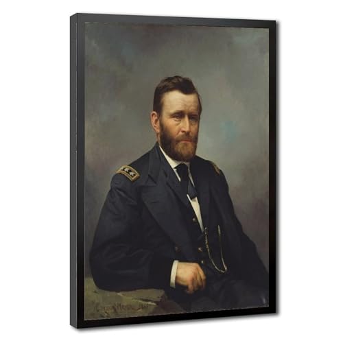 Poster General Grant Constant Mayer toile décoration murale cadre suspendu 50,8x76,2 cm