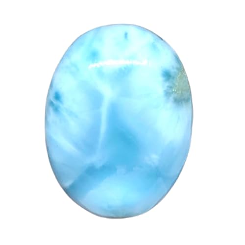 Larimar cabochon ovale 22x17mm de République Dominicaine naturelle en vrac pour bague