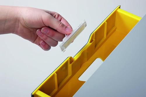 Durable Schubladenbox A4 (Varicolor) 4 Fächer, Ablagebox mit Etiketten zur Beschriftung, A4 Organizer mehrfarbig, 760427