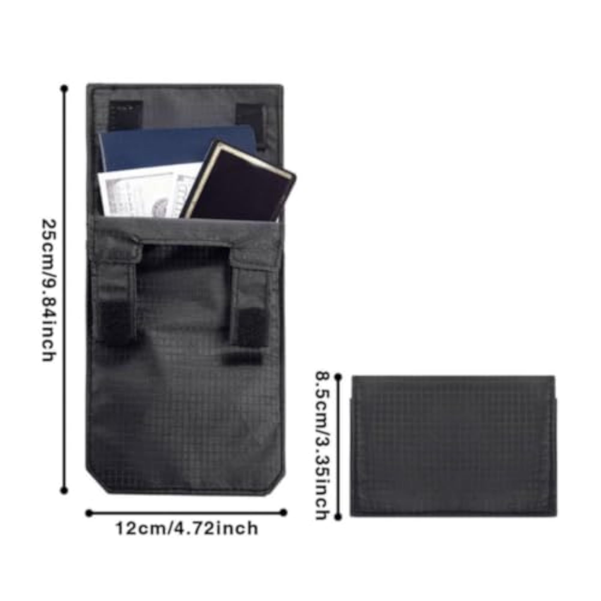 Compact Nylon Waist Pouch for Travelers