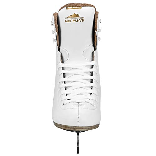 Lake Placid Whitney Women's Traditional Figure Ice Skate Sz 8, White, Size 8 #TOP1