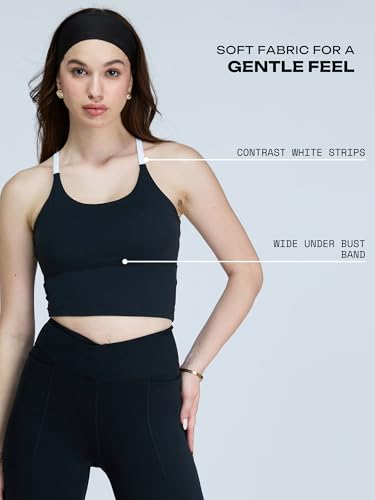 Image of CAVA Cross Back Sports Bra for Women | High Support, Soft Fabric, Wide Underbust Band, Minimal Seams | Activewear for Gym