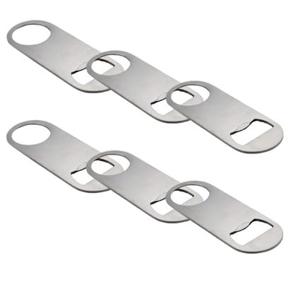 Dynore Stainless Steel Bottle/Beer/Soda Opener Small- Set of 6