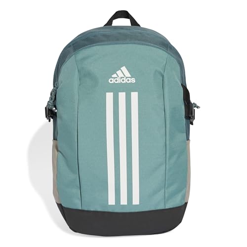 adidas Unisex Power Backpack, powder teal/white, One size