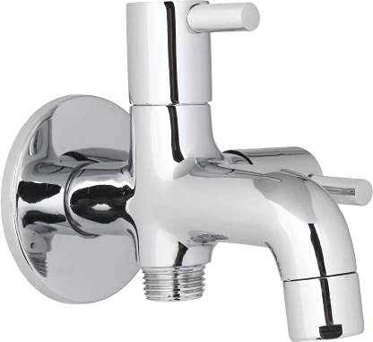 Floyd Two in One Bib Cock FLT Twin Elbow Valve Faucet (Wall Mount Installation Type)